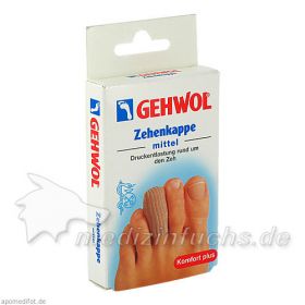 GEHWOL Polymer-Gel Zehenkappe mittel, 1 ST – PZN 1445514 из Германии (PZN 1445514)