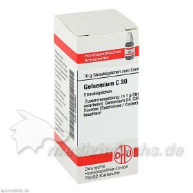 GELSEMIUM C30, 10 G – PZN 2890452 из Германии (PZN 2890452)