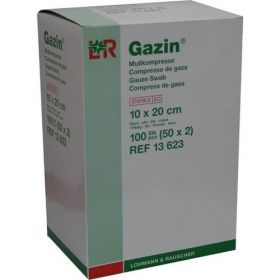 Gazin Kompresse 10x20cm 8fach steril, 50X2 ST – PZN 3449077 из Германии (PZN 3449077)