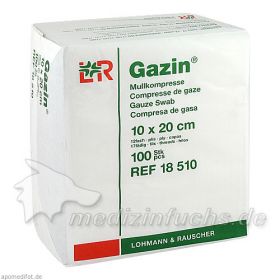 GAZIN Kompresse 10x20cm 12fach OP, 100 ST – PZN 3959453 из Германии (PZN 3959453)