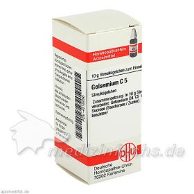 GELSEMIUM C 5, 10 G – PZN 4218256 из Германии (PZN 4218256)