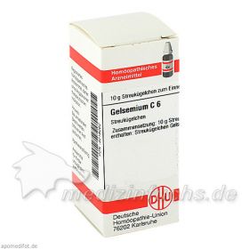 GELSEMIUM C 6, 10 G – PZN 4218262 из Германии (PZN 4218262)