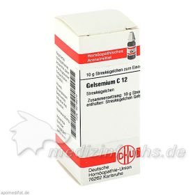 GELSEMIUM C12, 10 G – PZN 4218279 из Германии (PZN 4218279)
