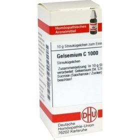 GELSEMIUM C1000, 10 G – PZN 4218285 из Германии (PZN 4218285)