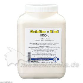 GELATINE RIND BEUTEL, 1000 G – PZN 6197771 из Германии (PZN 6197771)