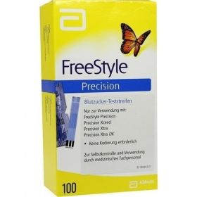 FreeStyle Precision Blutzucker-Teststr.o.Codieren, 100 ST – PZN 9609783 из Германии (PZN 9609783)