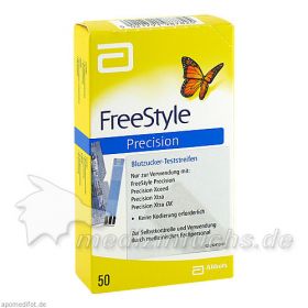 FreeStyle Precision Blutzucker-Teststr.o.Codieren, 50 ST – PZN 9628639 из Германии (PZN 9628639)