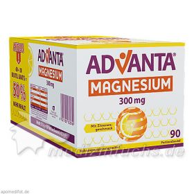 Advanta Magnesium 300mg mit Zitronengeschmack, 90X3.7 G – PZN 10933477 из Германии (PZN 10933477)