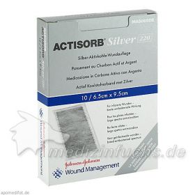 ACTISORB 220 Silver 9.5x6.5cm steril, 10 ST – PZN 1098768 из Германии (PZN 1098768)