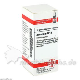 ACONITUM D12, 10 G – PZN 2812883 из Германии (PZN 2812883)