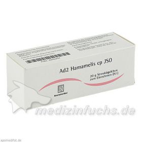 Ad2 Hamamelis cp JSO, 20 G – PZN 4942207 из Германии (PZN 4942207)