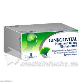 Ginkgovital Heumann 80 mg Filmtabletten, 120 ST – PZN 11526219 из Германии (PZN 11526219)