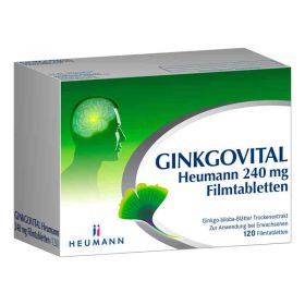GINKGOVITAL Heumann 240mg (120 stk) – PZN 11526283 из Германии (PZN 11526283)