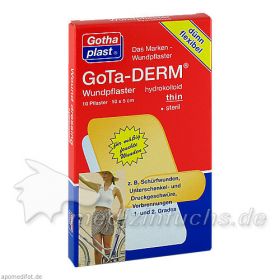 Gotha-Derm Hydrokolloides Wundpflaster 10cmx5cm, 10 ST – PZN 176360 из Германии (PZN 176360)