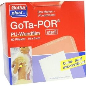 GoTa-POR PU Wundfilm 10x6cm steril, 50 ST – PZN 3182504 из Германии (PZN 3182504)