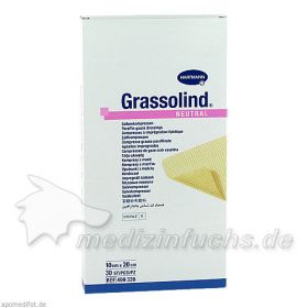 GRASSOLIND Salbenkompressen steril 10X20CM, 30 ST – PZN 3245676 из Германии (PZN 3245676)