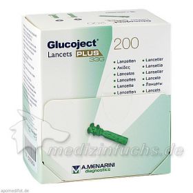 Glucoject Lancets PLUS 33G, 200 ST – PZN 3992404 из Германии (PZN 3992404)
