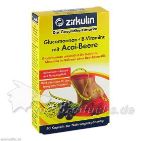 Glucomannan + B-Vitamine mit Acai-Beere, 40 ST – PZN 4570970 из Германии (PZN 4570970)