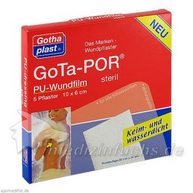 Gota-POR PU Wundfilm 10x6cm steril, 5 ST – PZN 468447 из Германии (PZN 468447)