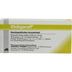 Ginkgorell, 10X1 ML – PZN 4689926 из Германии (PZN 4689926)