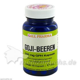 Goji-Beeren 500mg GPH Kapseln, 60 ST – PZN 5530168 из Германии (PZN 5530168)