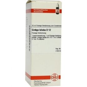 GINKGO BILOBA D12, 50 ML – PZN 7168754 из Германии (PZN 7168754)