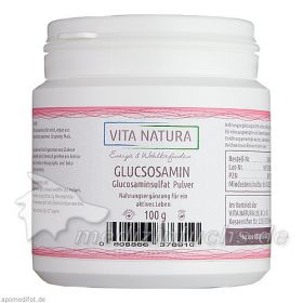 GLUCOSAMIN PULVER, 100 G – PZN 8811318 из Германии (PZN 8811318)