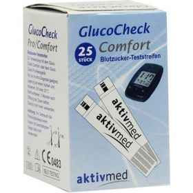 GLUCO CHECK Comfort Teststreifen, 25 ST – PZN 9286630 из Германии (PZN 9286630)