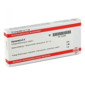 Hamamelis D 4 Ampullen (10X1 ml) – PZN 2823987 из Германии (PZN 2823987)