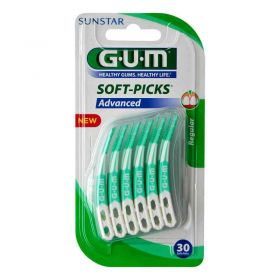 Gum Soft-picks Advanced regular+Reise-Etui (30 stk) – PZN 11160184 из Германии (PZN 11160184)