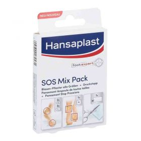 Hansaplast Blasenpflaster Sos Mix Pack (6 stk) – PZN 12421563 из Германии (PZN 12421563)