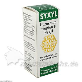 Harnsäuretropfen F Syxyl, 100 ML – PZN 254321 из Германии (PZN 254321)