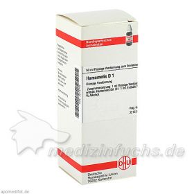 HAMAMELIS D 1, 50 ML – PZN 2614775 из Германии (PZN 2614775)