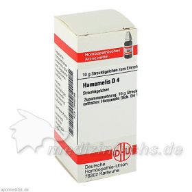 HAMAMELIS D 4, 10 G – PZN 2899766 из Германии (PZN 2899766)