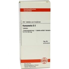 HAMAMELIS D 2, 200 ST – PZN 2899795 из Германии (PZN 2899795)