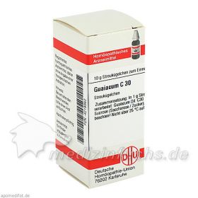 GUAIACUM C30, 10 G – PZN 4219362 из Германии (PZN 4219362)