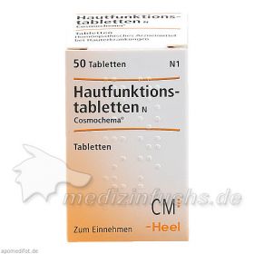 HAUTFUNKTIONSTABLETTEN N COSMOCHEMA, 50 ST – PZN 8533078 из Германии (PZN 8533078)