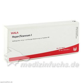 HEPAR/STANNUM I, 10X1 ML – PZN 1223587 из Германии (PZN 1223587)