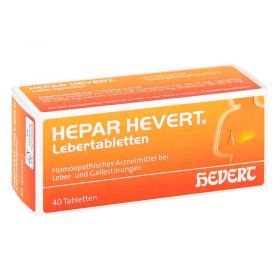Hepar Hevert Lebertabletten (40 stk) – PZN 13863257 из Германии (PZN 13863257)
