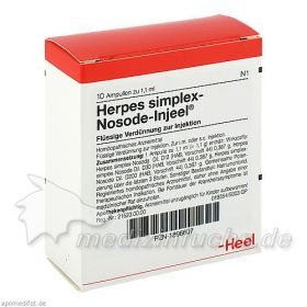 HERPES SIMPL NOS INJ, 10 ST – PZN 1896607 из Германии (PZN 1896607)