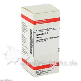 HYDRASTIS D 6, 80 ST – PZN 2115664 из Германии (PZN 2115664)