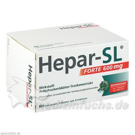 Hepar-SL Forte 600mg, 100 ST – PZN 2708944 из Германии (PZN 2708944)