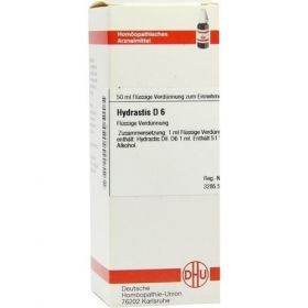 HYDRASTIS D 6, 50 ML – PZN 2924576 из Германии (PZN 2924576)