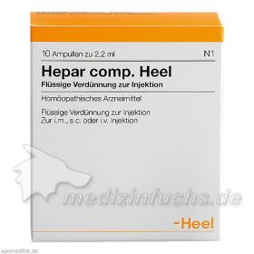 Hepar comp. Heel, 10 ST – PZN 6340636 из Германии (PZN 6340636)