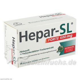 Hepar-SL FORTE 600mg, 50 ST – PZN 8922650 из Германии (PZN 8922650)