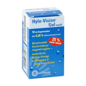 Hylo-vision Gel multi Augentropfen (10 ml) – PZN 10090990 из Германии (PZN 10090990)