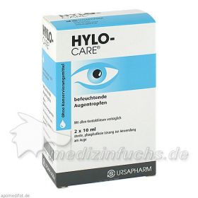 HYLO-CARE, 2X10 ML – PZN 1632995 из Германии (PZN 1632995)