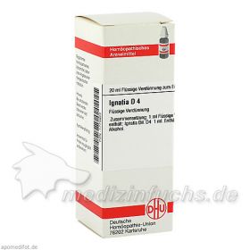 IGNATIA D 4, 20 ML – PZN 1773922 из Германии (PZN 1773922)
