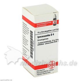 IPECACUANHA D 4, 10 G – PZN 1774212 из Германии (PZN 1774212)