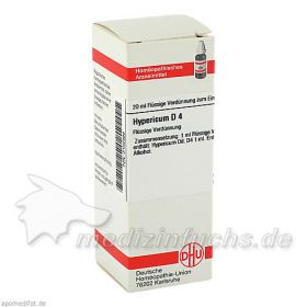 HYPERICUM D 4, 20 ML – PZN 2102489 из Германии (PZN 2102489)